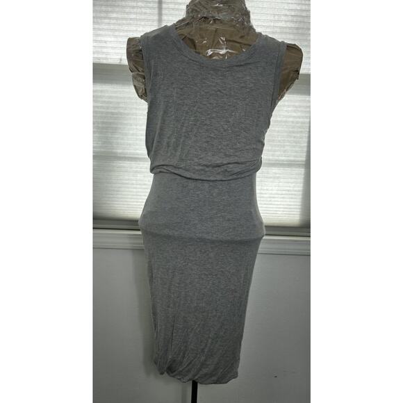 Freeway Stretch Medium Gray Dress Bodycon - Picture 1 of 9